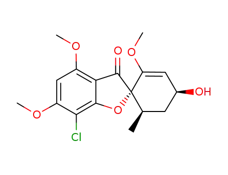 (2S,6'R)-(7-chloro-4,6-dimethoxy-benzofuran-3-one)-2-spiro-1'-(2'-methoxy-6'-methyl-cyclohex-2'-en-4'-ol)