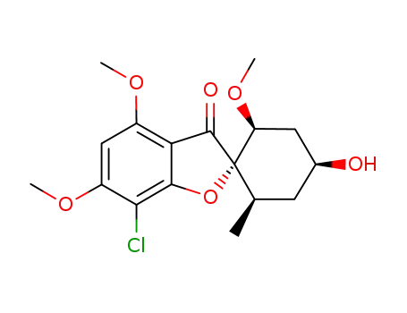 (2S,2'S,4'S,6'R)-(7-chloro-4,6-dimethoxy-benzofuran-3-one)-2-spiro-1'-(2'-methoxy-6'-methyl-cyclohexan-4'-ol)