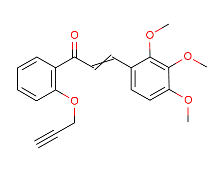1-(2-prop-2-ynyloxy-phenyl)-3-(2,3,4-trimethoxy-phenyl)-propenone