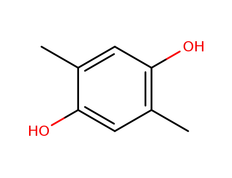 Molecular Structure of 615-90-7 (2,5-Dimethylhydroquinone)
