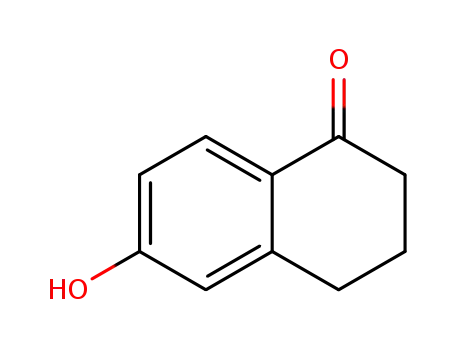 Molecular Structure of 3470-50-6 (6-Hydroxy-1-tetralone)