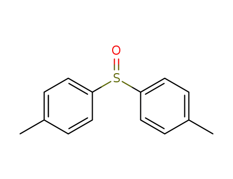 Molecular Structure of 1774-35-2 (4,4'-Dimethyldiphenylsulfoxide)
