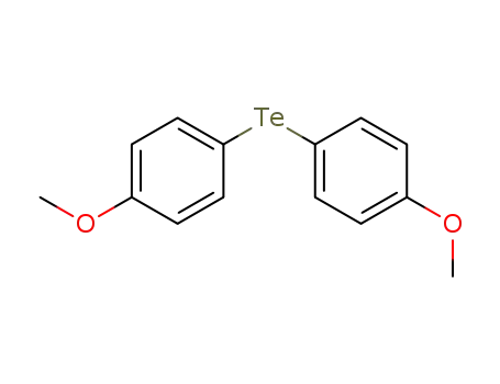 Molecular Structure of 4456-34-2 (Benzene, 1,1'-tellurobis[4-methoxy-)