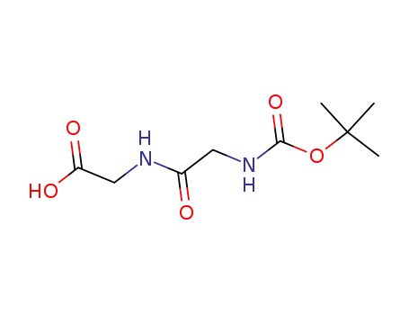 Molecular Structure of 31972-52-8 (N-(tert-Butoxycarbonyl)glycylglycine)
