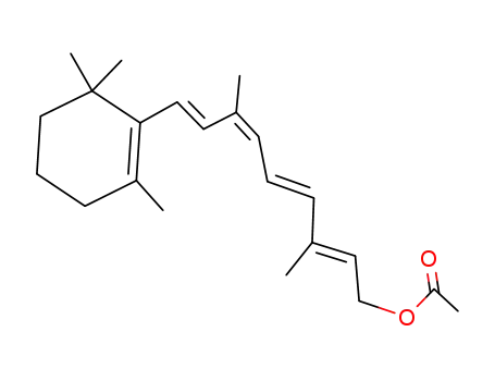 Molecular Structure of 29584-22-3 (9-CIS-RETINOL ACETATE)