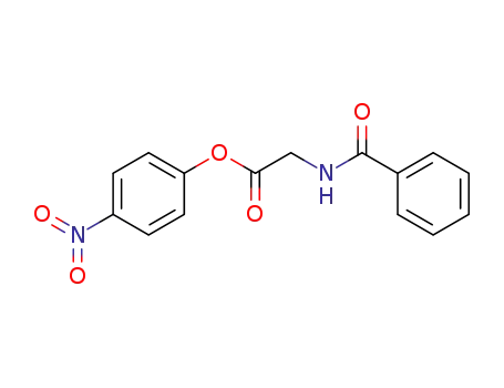 Glycine, N-benzoyl-, 4-nitrophenyl ester