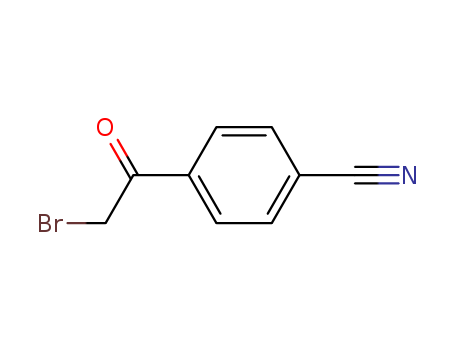 20099-89-2,4-CYANOPHENACYL BROMIDE,Benzonitrile,4-(bromoacetyl)- (9CI);Benzonitrile, p-(bromoacetyl)- (6CI,8CI);2-Bromo-p-cyanoacetophenone;4-(2-Bromoacetyl)benzonitrile;4-(Bromoacetyl)benzonitrile;4-Cyanophenacyl bromide;p-Cyano-a-bromoacetophenone;p-Cyano-w-bromoacetophenone;p-Cyanophenacyl bromide;a-Bromo-4-cyanoacetophenone;