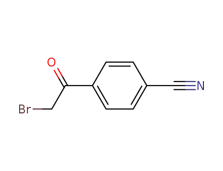 Molecular Structure of 20099-89-2 (4-CYANOPHENACYL BROMIDE)