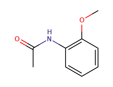 Molecular Structure of 93-26-5 (N-(2-Methoxyphenyl)acetamide)