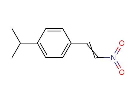 Molecular Structure of 42139-37-7 (4-ISOPROPYL-OMEGA-NITROSTYRENE)