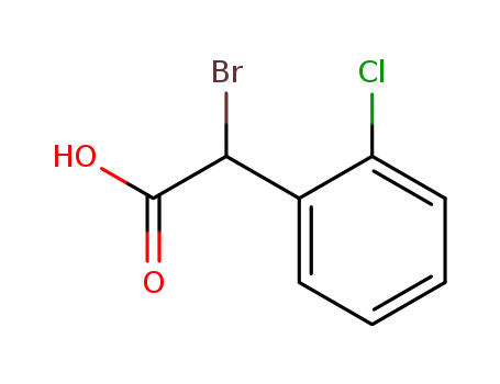 Molecular Structure of 29270-30-2 (2-Bromo-2-(2'-chlorophenyl) acetic acid)