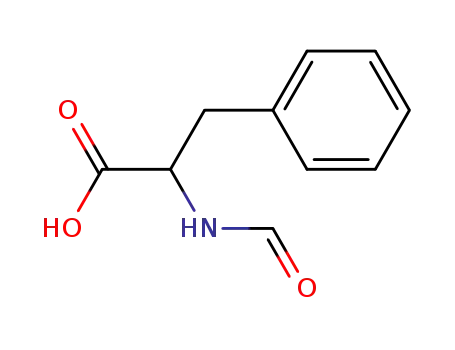 Molecular Structure of 4289-95-6 (N-FORMYL-DL-PHENYLALANINE)