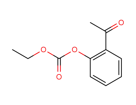 Molecular Structure of 64042-56-4 (Carbonic acid, 2-acetylphenyl ethyl ester)