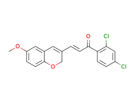 (E)-1-(2,4-dichlorophenyl)-3-(6-methoxy-2H-chromen-3-yl)prop-2-en-1-one