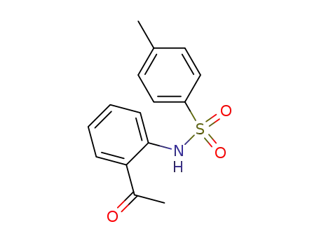 Molecular Structure of 1859-70-7 (Benzenesulfonamide, N-(2-acetylphenyl)-4-methyl-)