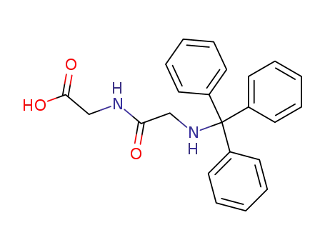 Molecular Structure of 5893-07-2 (Glycine, N-[N-(triphenylmethyl)glycyl]-)