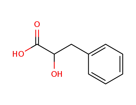 Molecular Structure of 828-01-3 (DL-BETA-PHENYLLACTIC ACID)