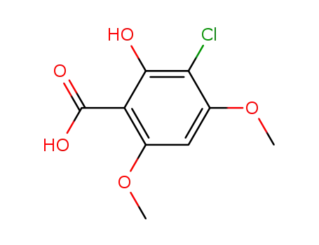 3-chloro-4,6-dimethoxysalicylic acid