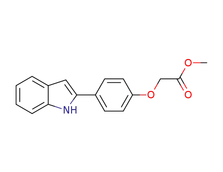 methyl 2-[4-(1H-indol-2-yl)phenoxy]acetate