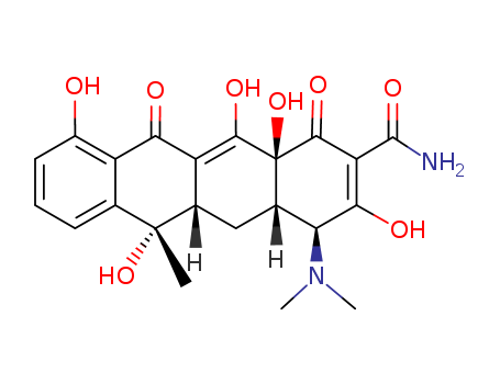 2-Naphthacenecarboxamide,4-(dimethylamino)-1,4,4a,5,5a,6,11,12a-octahydro-3,6,10,12,12a-pentahydroxy-6-methyl-1,11-dioxo-,(4S,4aS,5aS,6S,12aS)-(60-54-8)