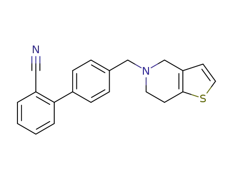 4'-(6,7-dihydro-4H-thieno[3,2-c]pyridin-5-ylmethyl)biphenyl-2-carbonitrile
