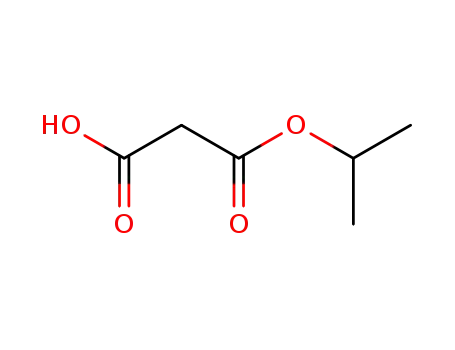 Molecular Structure of 56766-77-9 (Malonic acid hydrogen 1-isopropyl ester)
