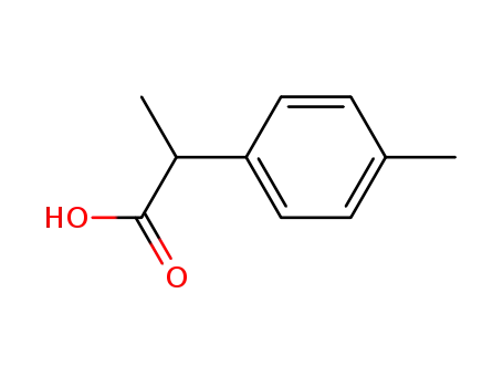 Molecular Structure of 938-94-3 (2-(4-Methylphenyl)propanoic acid)