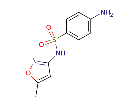 Molecular Structure of 723-46-6 (Sulfamethoxazole)