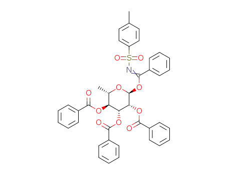 2,3,4-tri-O-benzoyl-α-L-rhamnopyranosyl N-tosyl benzimidate