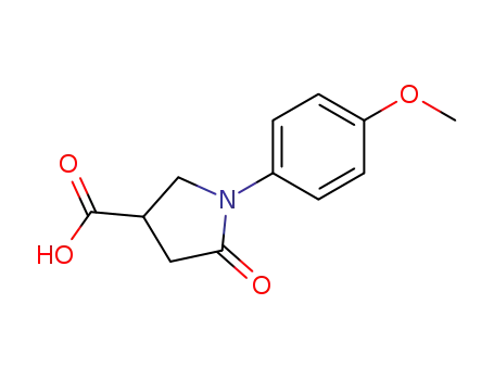 1-(4-methoxyphenyl)-2-oxopyrrolidine-4-carboxylic acid