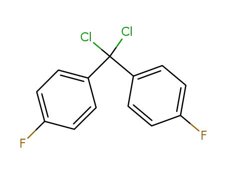 Molecular Structure of 312-33-4 (Benzene, 1,1'-(dichloromethylene)bis[4-fluoro-)
