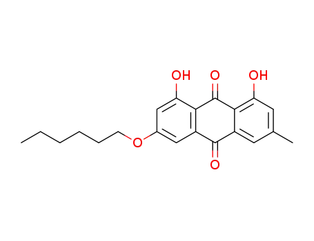 3-hexyloxy-1,8-dihydroxy-6-methylanthracene-9,10-dione