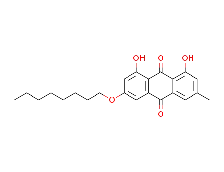1,8-dihydroxy-6-methyl-3-octyloxyanthracene-9,10-dione