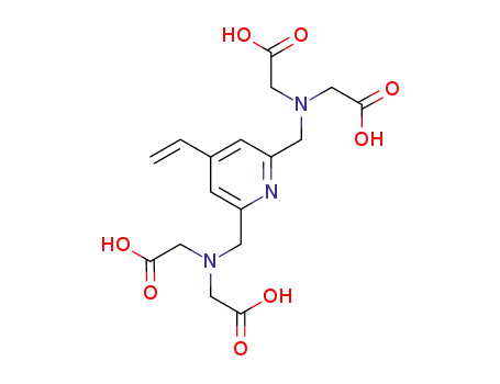 4-vinyl(pyridine-2,6-diyl)bis(methyleneamino)-N,N,N',N'-tetrakis(acetic acid)
