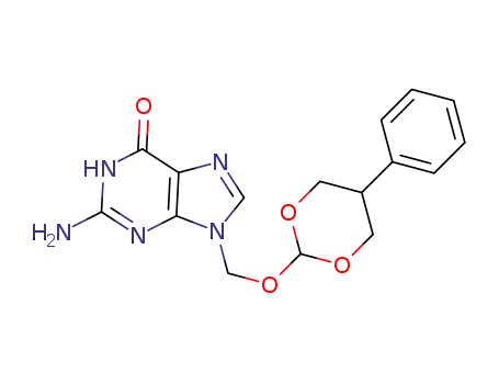 2-amino-9-((2-phenyl-1,3-dioxan-5-yloxy)methyl)-1H-purin-6(9H)-one