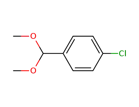 Molecular Structure of 3395-81-1 (4-CHLOROBENZALDEHYDE DIMETHYL ACETAL  9&)