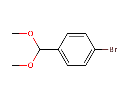 Molecular Structure of 24856-58-4 (4-Bromobenzaldehyde dimethyl acetal)
