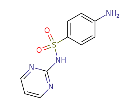 Molecular Structure of 68-35-9 (Sulfadiazine)