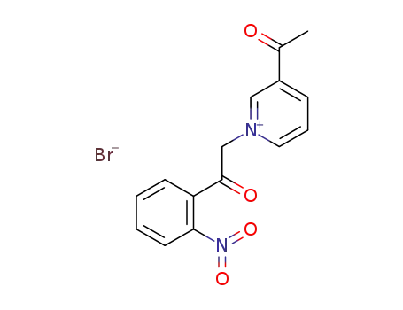3-acetyl-1-(2-(2-nitrophenyl)-2-oxoethyl)pyridinium bromide