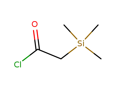 Molecular Structure of 63877-23-6 (Acetyl chloride, (trimethylsilyl)-)