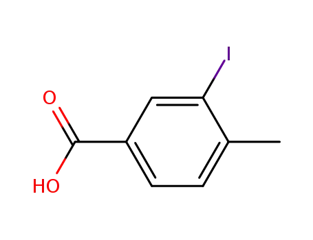 Molecular Structure of 82998-57-0 (3-Iodo-4-methylbenzoic acid)