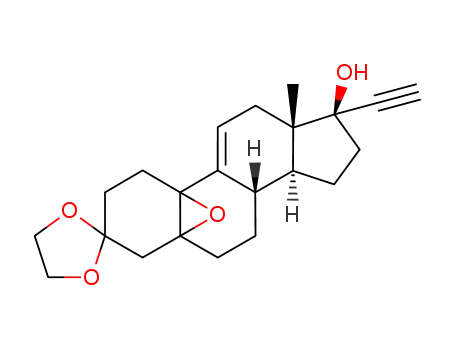 3-(ethylenedioxy)estra-5,10-epoxy-17α-ethynyl-17β-hydroxy-9(11)-ene