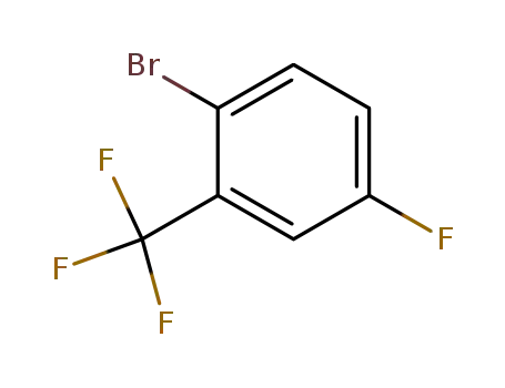 Molecular Structure of 40161-55-5 (2-Bromo-5-fluorobenzotrifluoride)