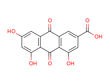 2-Anthracenecarboxylicacid, 9,10-dihydro-4,5,7-trihydroxy-9,10-dioxo-