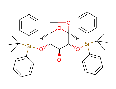 1,6-anhydro-2,4-di-O-tert-butyldiphenylsilyl-β-D-glucopyranose