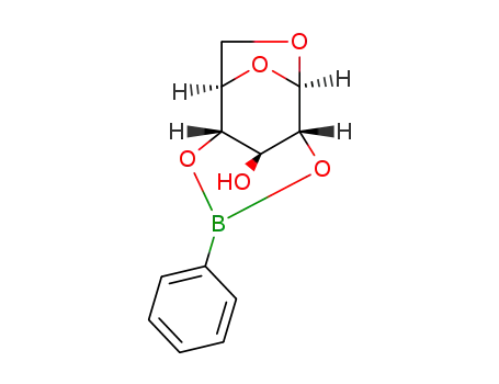 1,6-anhydro-β-D-glucopyranose 2,4-O-phenylboronate
