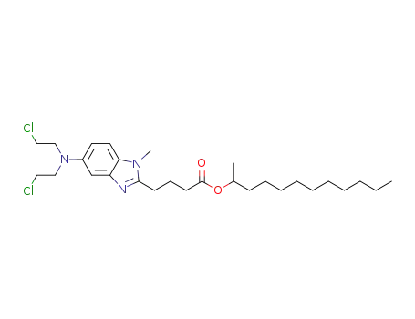 4-{5-[bis-(2-chloro-ethyl)amino]-1-methyl-1H-benzoimidazol-2-yl}butyric acid 2-dodecyl ester