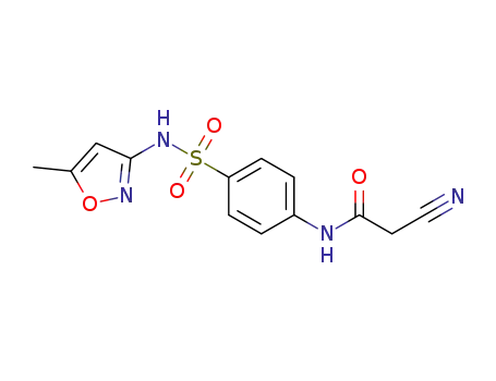 2-cyano-N-(4-{[(5-methylisoxazol-3-yl)amino]sulfonyl}phenyl)acetamide