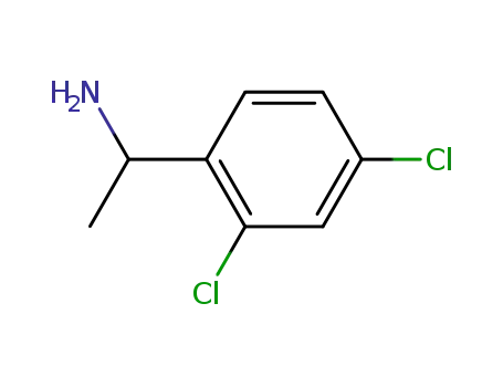 Molecular Structure of 89981-75-9 (1-(2,4-DICHLORO-PHENYL)-ETHYLAMINE)