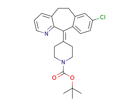 tert-butyl 4-(8-chloro-5,6-dihydro-11H-benzo[5,6]cyclohepta[1,2-b]pyridin-11-ylidene)piperidine-1-carboxylate